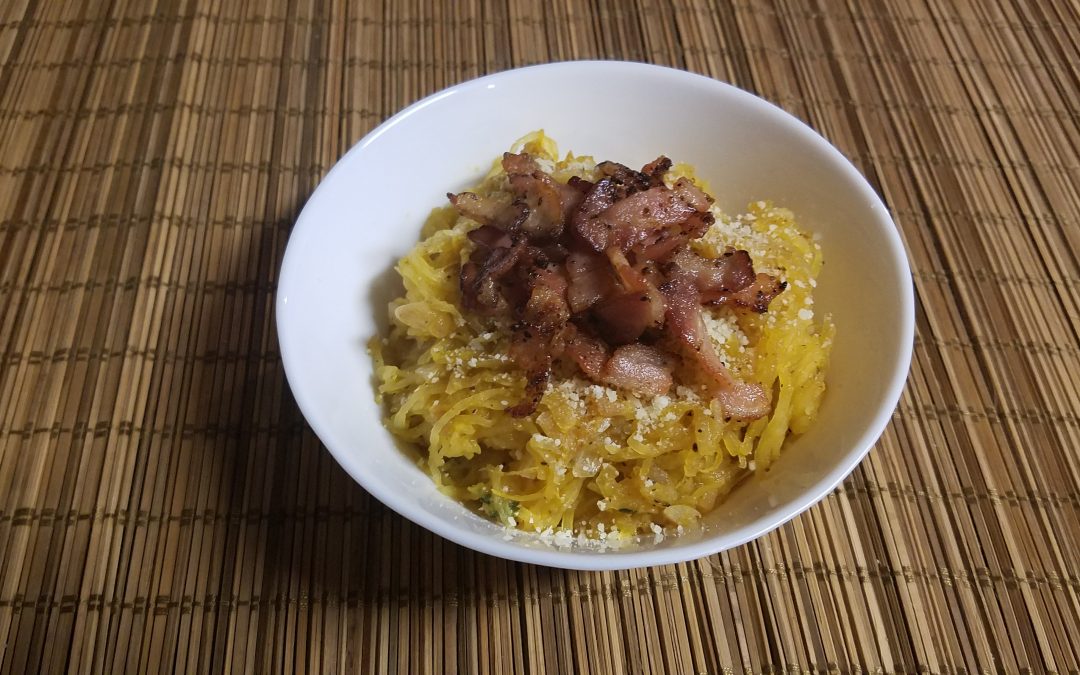 Bacon Parmesan Spaghetti Squash