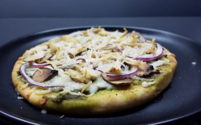 Personal Chicken Pesto Pizza