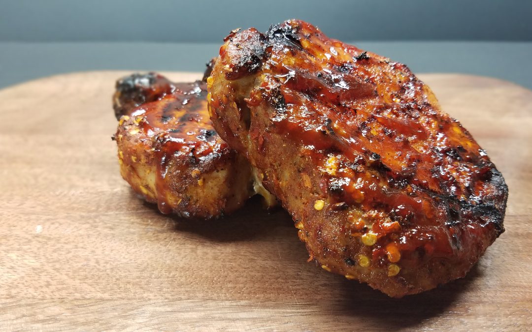 3 Ingredient Spicy BBQ Pork Chops