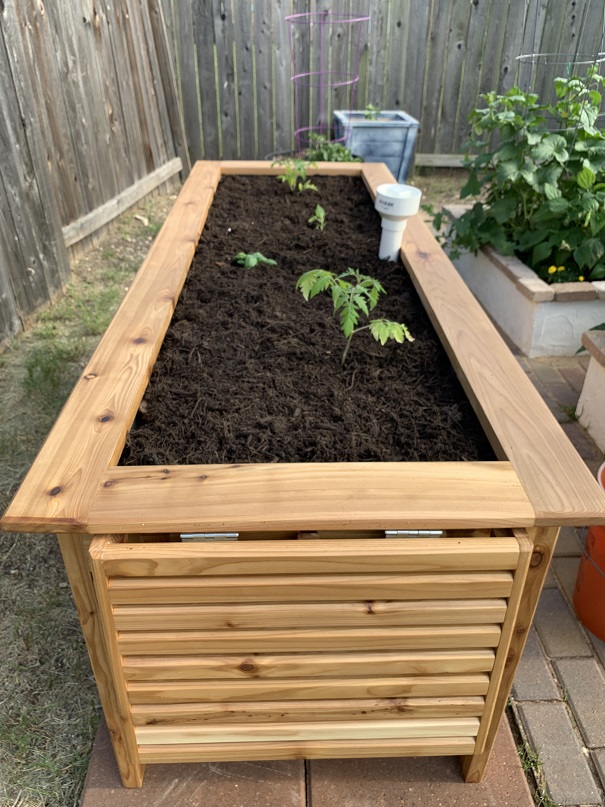 Raised Cedar Garden Planter Woodworking, How To Make A Self Watering Raised Garden Bed