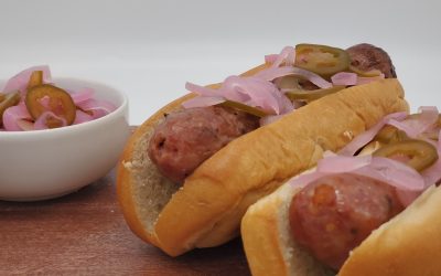 Quick Pickled Red Onion & Jalapeno Sandwich Topper